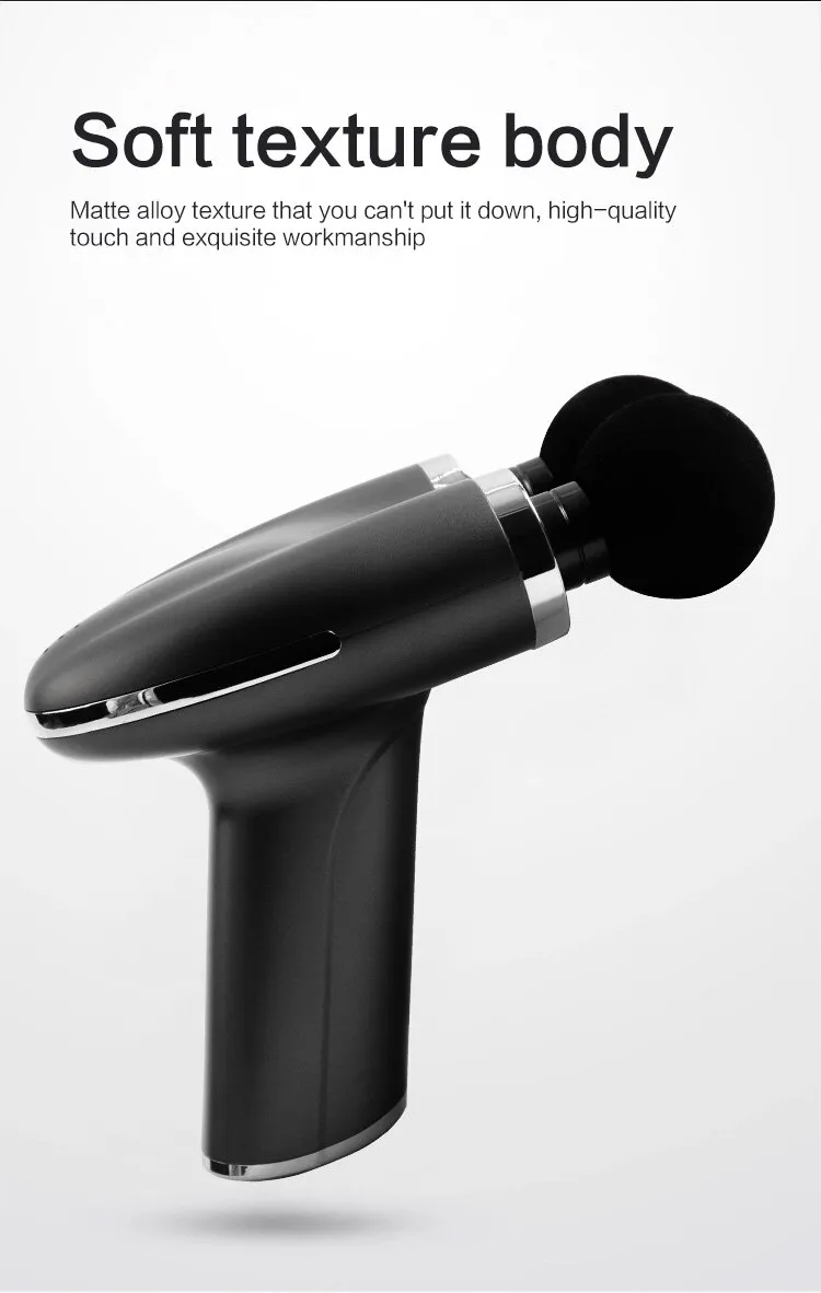 Double-headed mini massage gun for preventing sports injuries 4-speed adjustment Portable fitness for home rehabilitation - Image 2